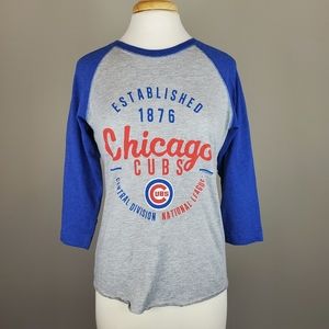 Chicago Cubs 3/4 Sleeve Top